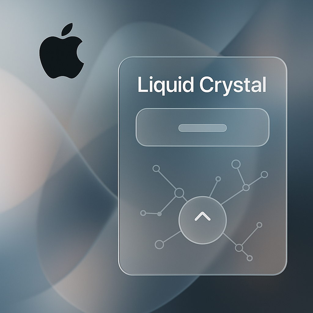 Apple anuncia la apertura de su tecnología de inteligencia artificial central a desarrolladores en la WWDC 2025. En la imagen, el logotipo de Apple junto a gráficos de IA y código representando el acceso para programadores.